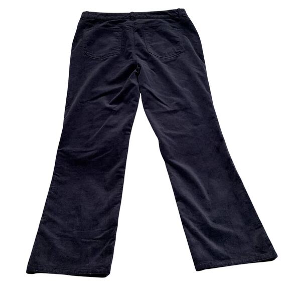 Talbots Navy Blue Stretch Corduroy Straight Leg 5 Pocket Pant Size 14 - Picture 5 of 8